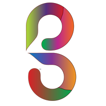 BLACK™ | The Year Logo Colorful graphic representation of the capital letter "B", as the expedition/enterprise/company logo.